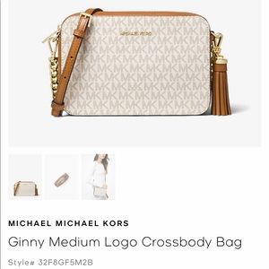 Michael Kors Ginny Medium Logo Crossbody
